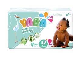 Yara Size 4 Diaper Maxi Twin 7-14Kg 32'S