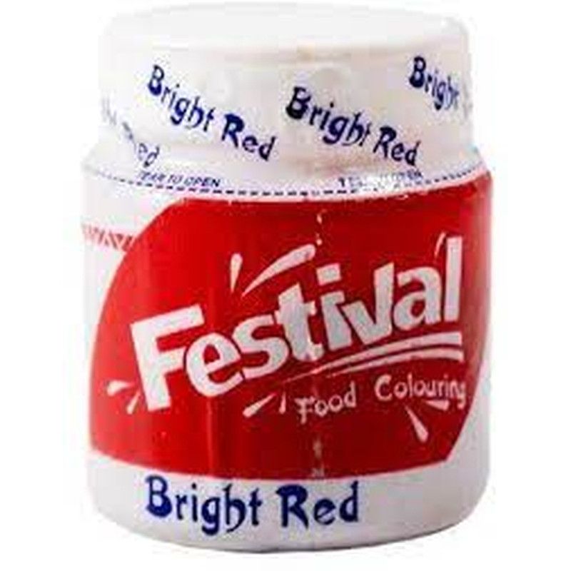 Jomu Bright Red Food Colour 10G