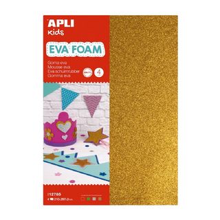 MOUSSE EVA PAILLETES A4
