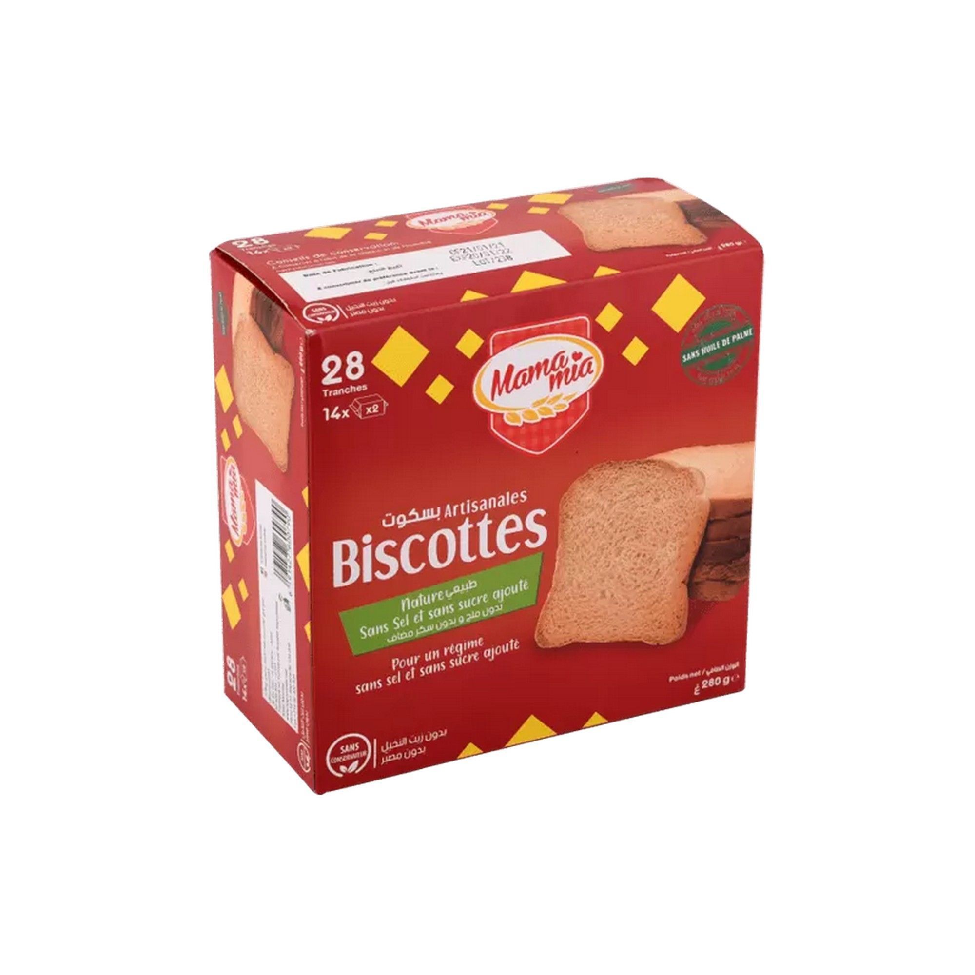 Biscottes, Pains