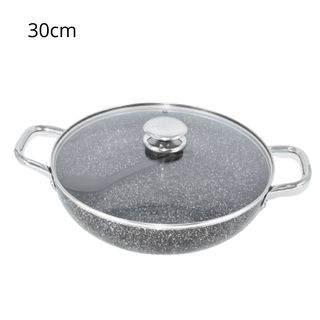 Granitec Faitout en Granit - 30cm - Paroi Ultra Résistante 3mm