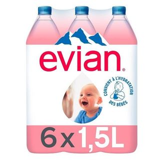 EAU MIN BTL 6X1,5L EVIAN