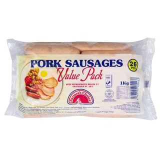 Farmers C/Value Pork Sausages 1Kg