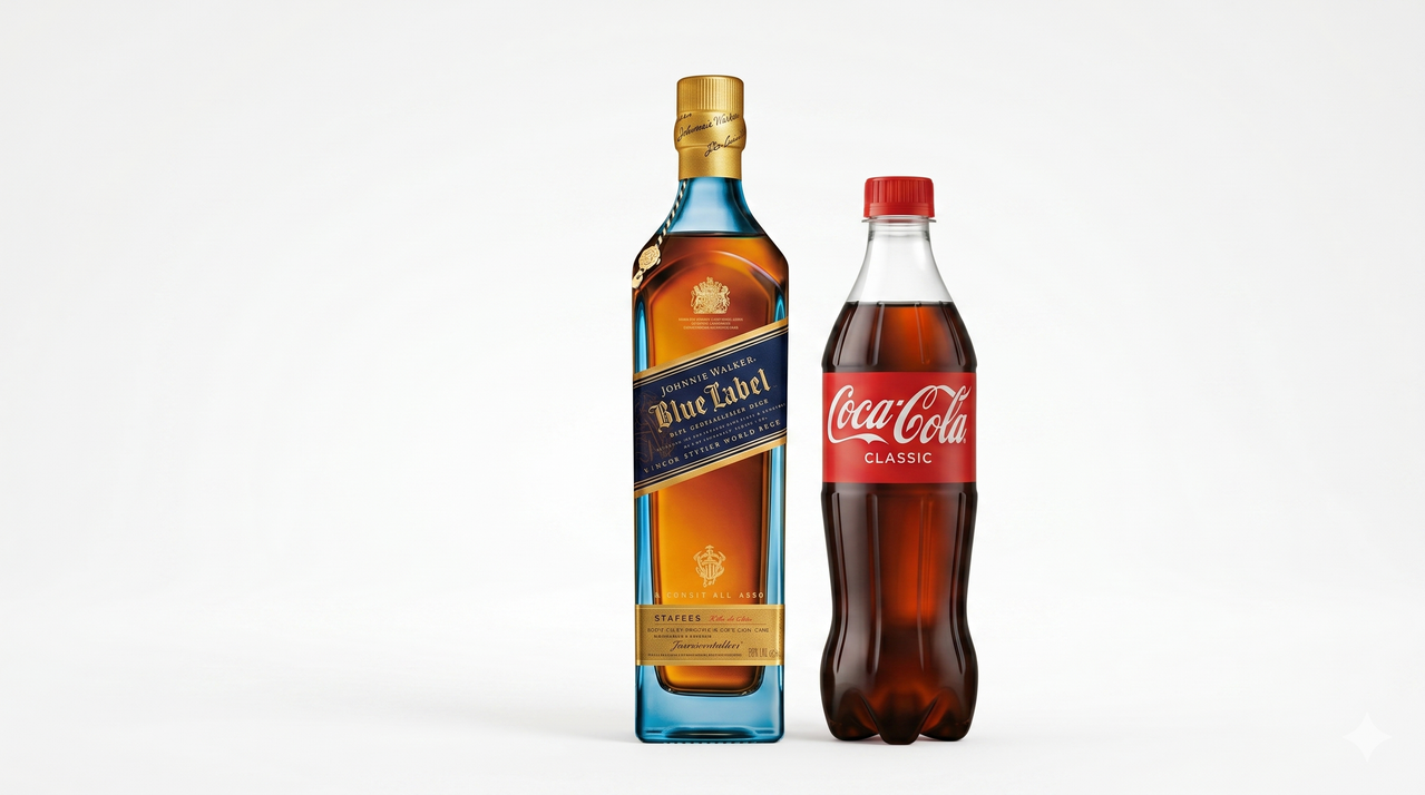 Johnnie Walker Blue + Coca-Cola Classic 50Cl