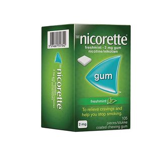 Nicorette Freshmint Chewing Gum, 105 Pieces