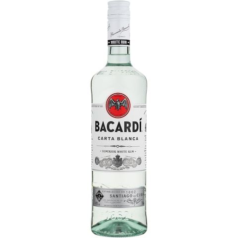 Bacardi Carta Blanca Clear Rum750Ml