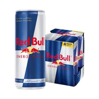 Pack de Boissons Énergisantes Red Bull 4x25cl