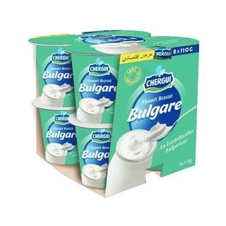 Pack yaourt brassé Bulgare 8x110g - CHERGUI