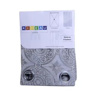 Rideau jacquard avec anneau 137x240cm 130gr x1 pièce