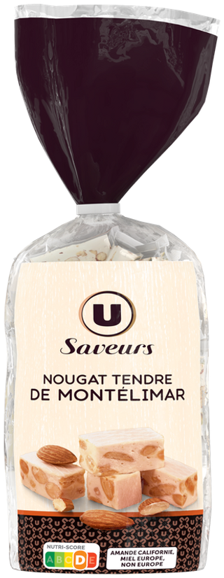 Nougat de Montélimar U SAVEURS, 200g