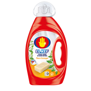 Lessive liquide machine fleur d'orange 2,5L - EL KEF