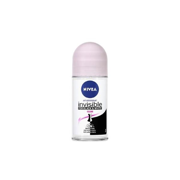 Nivea Roll On Invisible Black And White Female 50Ml