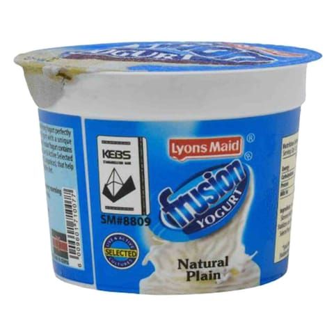 Frusion Natural Plain Cup Yoghurt 100ml