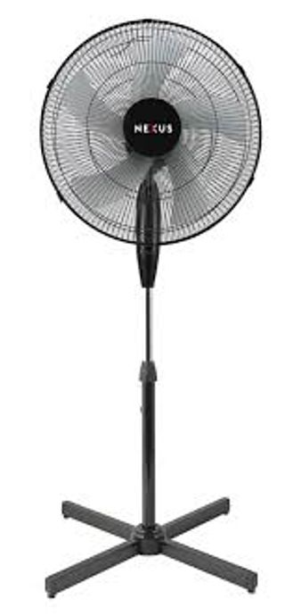 NEXUS 16 STANDING FAN- BLACK COLOR