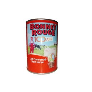 Lait concentré non sucré Bonnet Rouge 380G