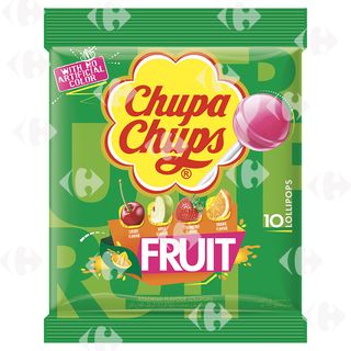 Chupa Chups Fruit Sucettes 10 pièces
