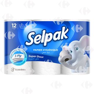 selpak papier toilette x12pcs