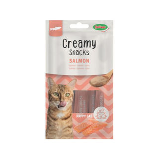Bubimex Salmon Licking Cream for Cats, 4x60g