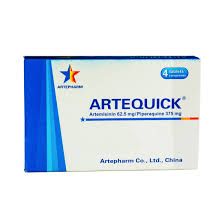 Artequick Dihydroartemisinin + Piperaquine Phosphate 62.5MG + 375MG Tablet X4