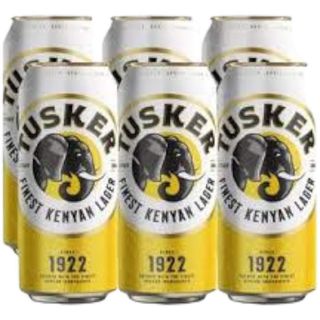 Tusker Lager Can 500ml 6 Pack