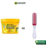 Pack Garnier : Masque Capillaire Hair Food À La Banane + Brosse Denman