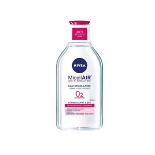 NIVEA, Eau Micellaire Démaquillante peaux sèches, 400 ml