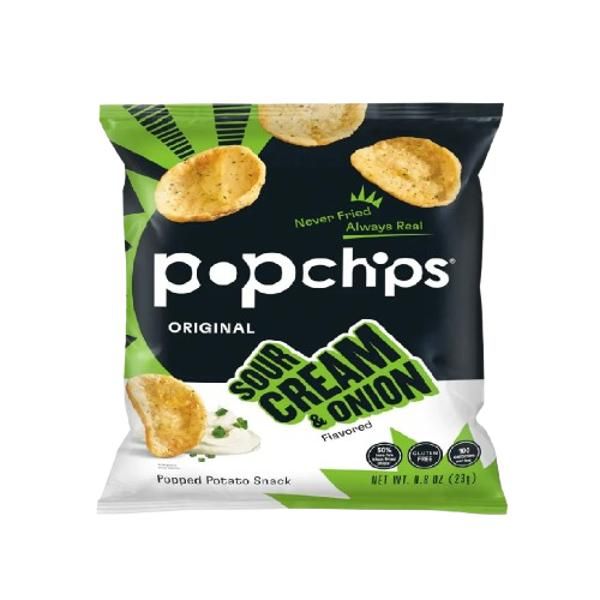Popchips Sour Cream & Onion Chips 23G