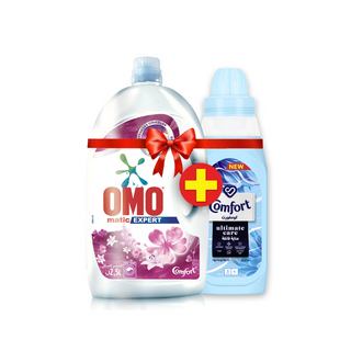 Lessive Omo Matic Comfort = adoucissant Comfort gratuit