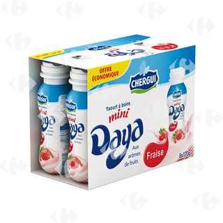 Chergui Yaourt à Boire Mini Daya Fraise 8x170g