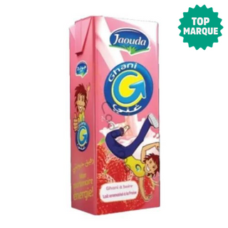 Jaouda Ghani Lait Aromatisé à La Fraise 200ml