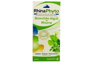RhinaPhyto Cough Syrup for Bronchitis & Cold, 100ml