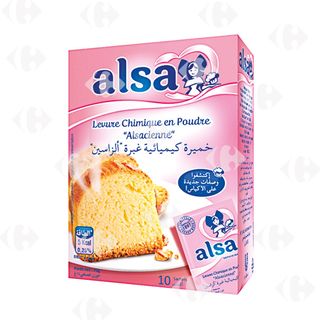 Levure Chimique Alsa 10 unités.