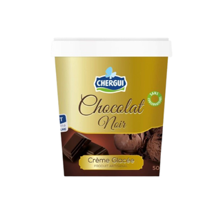 Crème glacée chocolat noir (500g)