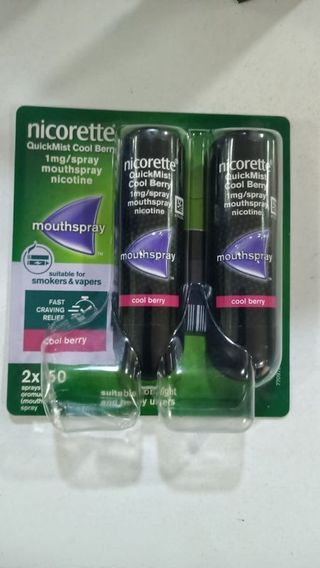 Nicorette Quickmist spray 1mg 1piece.