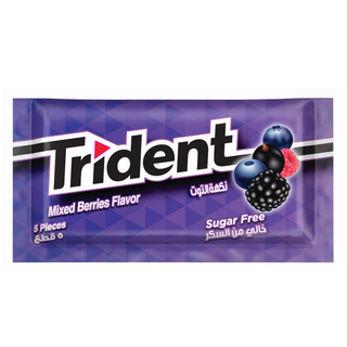 Chewing-Gum saveur baies mélangées 8g - TRIDENT