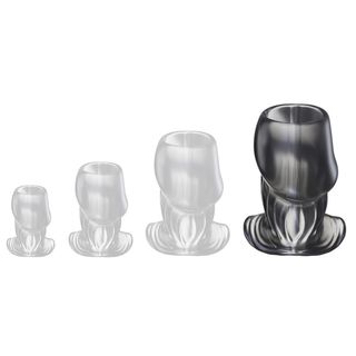 Plug Tunnel Holik XL 8,5x5,5cm Ouverture 38 Noir