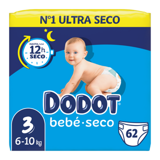 Dodot Taille 3 x62pcs