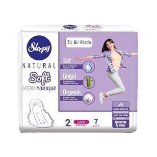 Serviette Hygienique Natural Soft 3in1 Long M X7 Sleepy