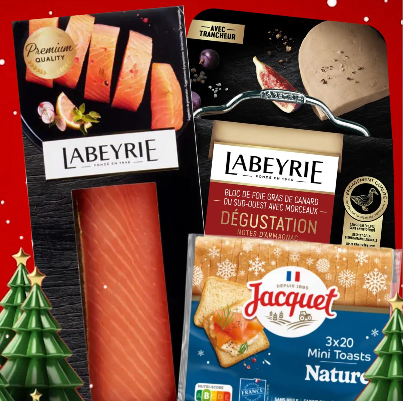 Bûche et Glace de Noël