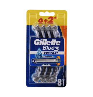 Rasoirs jetables Bleu III Comfort GILLETTE 6+2Gratuits - 978
