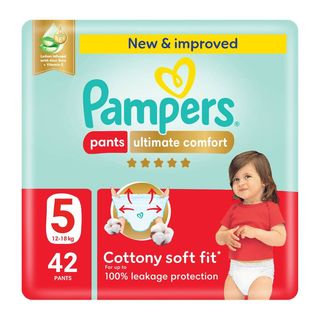 Couches-Culottes Premium Care taille 5(12-18Kg) x42 unités - PAMPERS