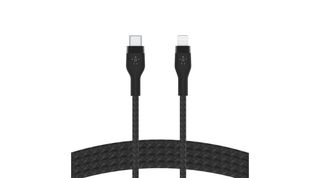 USB-C to Lightning Braided Cable, 3m Black