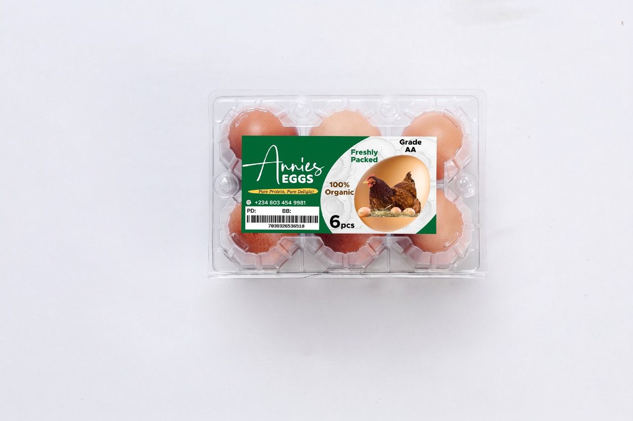 Annie's Eggs (Pack Of 6)