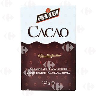 Chocolat En Poudre Pur Cacao Van Houten 125g