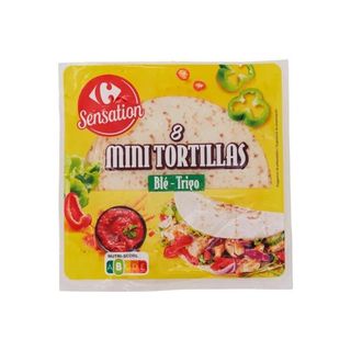 Mini Tortillas de Blé Carrefour Sensation 200g