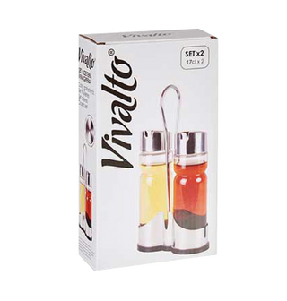 Ensemble: Huilier+Vinaigrier Avec support VIVALTO 17CL  - 831