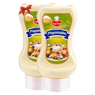 Lot Mayonnaise Top Chef 440ml + 240ml Gratuit