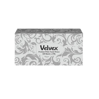 Velvex 140S Prem Silver Facial Tissues