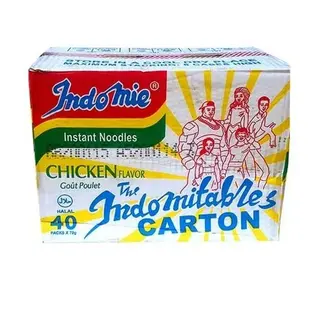Indomie Instant Noodles Chicken Flavor 40Pcks +Addmie 70G