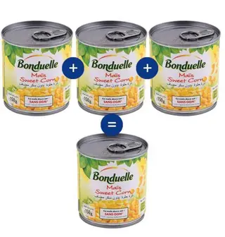 Lot maïs 4x150g - BONDUELLE